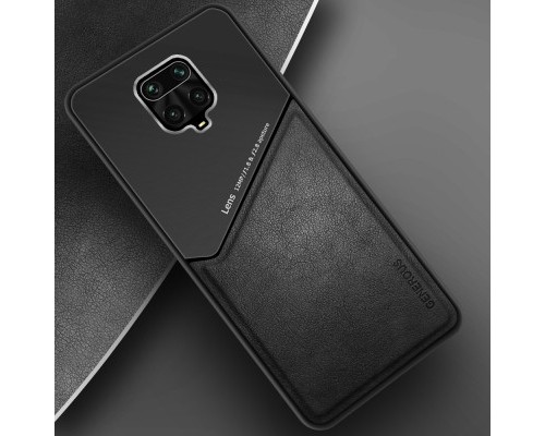 Бізнес чохол бампер GENEROUS для Xiaomi Redmi Note 9 Pro / Note 9 Pro Max / Note 9S з скла і штучної Бізнес чохол бампер GENEROUS для Xiaomi Redmi Note 9 Pro / Note 9 Pro Max / Note 9S з скла і штучної