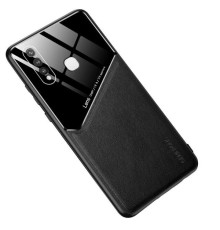 Бізнес чохол бампер GENEROUS для Vivo Y19 з скла і штучної шкіри
