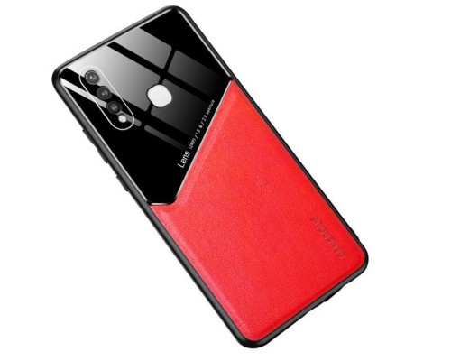 Бізнес чохол бампер GENEROUS для Vivo Y19 з скла і штучної шкіри Бізнес чохол бампер GENEROUS для Vivo Y19 з скла і штучної шкіри