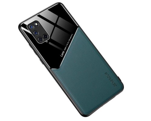 Бізнес чохол бампер GENEROUS для Oppo A52 / A72 / A92 з скла і штучної шкіри Бізнес чохол бампер GENEROUS для Oppo A52 / A72 / A92 з скла і штучної шкіри