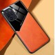 Бізнес чохол бампер GENEROUS для Oppo F19 Pro / Reno5 Lite зі скла і штучної шкіри