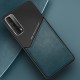 Бізнес чохол бампер GENEROUS для Huawei P Smart 2021 зі скла і штучної шкіри