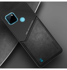 Бізнес чохол бампер GENEROUS для Realme C21 / C21Y / C25Y з скла і штучної шкіри