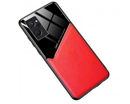 Бізнес чехол бампер GENEROUS для Realme 9i зі скла і штучної шкіри Бізнес чехол бампер GENEROUS для Realme 9i зі скла і штучної шкіри