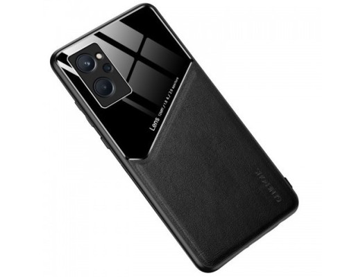 Бізнес чехол бампер GENEROUS для Realme 9i зі скла і штучної шкіри Бізнес чехол бампер GENEROUS для Realme 9i зі скла і штучної шкіри