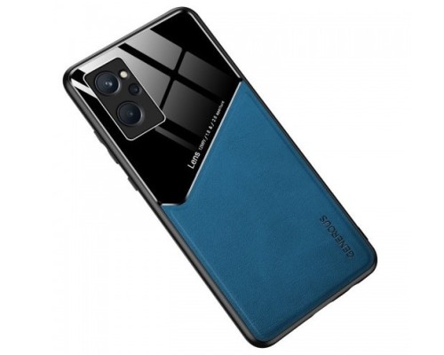 Бізнес чехол бампер GENEROUS для Realme 9i зі скла і штучної шкіри Бізнес чехол бампер GENEROUS для Realme 9i зі скла і штучної шкіри