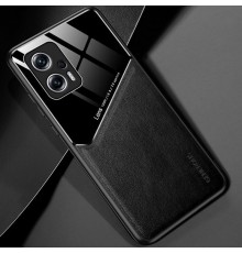Бізнес чехол бампер GENEROUS для Xiaomi Poco X4 GT / Note 11T Pro / Pro Plus зі скла і штучної шкіри