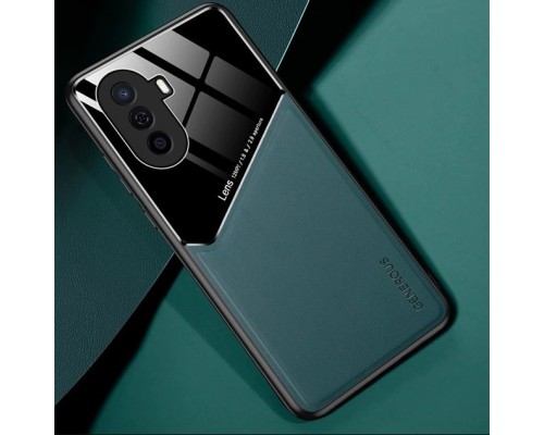 Бізнес чохол-бампер GENEROUS для Huawei Nova Y70 зі скла та штучної шкіри Бізнес чохол-бампер GENEROUS для Huawei Nova Y70 зі скла та штучної шкіри