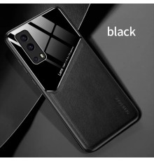 Бізнес чохол бампер GENEROUS для Vivo Y72 5G зі скла та штучної шкіри