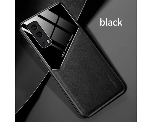 Бізнес чохол бампер GENEROUS для Vivo Y72 5G зі скла та штучної шкіри