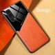 Бізнес чохол бампер GENEROUS для Vivo Y72 5G зі скла та штучної шкіри