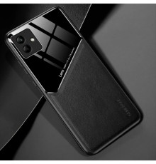 Бізнес чохол бампер GENEROUS для Samsung Galaxy A04 зі скла і штучної шкіри