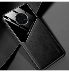 Бізнес чохол бампер GENEROUS для Huawei Nova 8i / Honor 50 Lite зі скла і штучної шкіри