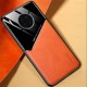 Бізнес чохол бампер GENEROUS для Huawei Nova 8i / Honor 50 Lite зі скла і штучної шкіри