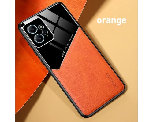Бізнес чохол бампер GENEROUS для Xiaomi Redmi Note 12 4G Global зі скла і штучної шкіри Бізнес чохол бампер GENEROUS для Xiaomi Redmi Note 12 4G Global зі скла і штучної шкіри