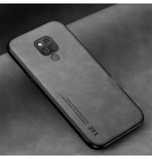Шкіряний чохол Sheepskin з магнітом для Huawei Mate 20X Light gray