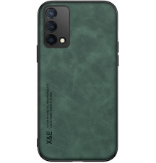 Шкіряний чохол Sheepskin з магнітом для Realme GT Master Green