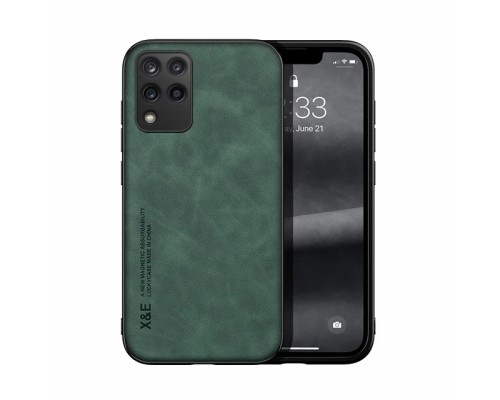 Шкіряний чохол Sheepskin з магнітом для Samsung Galaxy A12 Green Шкіряний чохол Sheepskin з магнітом для Samsung Galaxy A12 Green