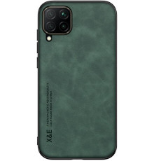 Шкіряний чохол Sheepskin з магнітом для Samsung Galaxy A22 4G / M32 / M22 Green