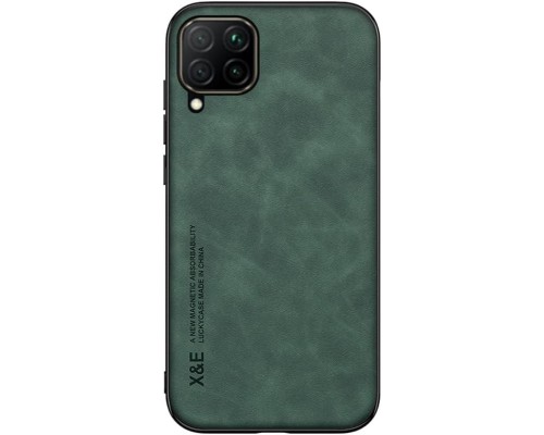 Шкіряний чохол Sheepskin з магнітом для Samsung Galaxy A22 4G / M32 / M22 Green Шкіряний чохол Sheepskin з магнітом для Samsung Galaxy A22 4G / M32 / M22 Green