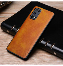 Шкіряний чохол AIORIA Vintage для Realme 7 Pro orange