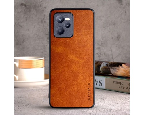 Шкіряний чохол AIORIA Vintage для Realme C35 / Narzo 50A Prime orange Шкіряний чохол AIORIA Vintage для Realme C35 / Narzo 50A Prime orange