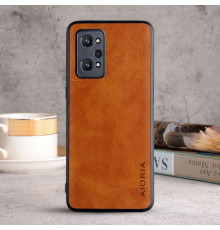 Шкіряний чохол AIORIA Vintage для Realme GT2 Pro orange