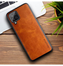 Шкіряний чохол AIORIA Vintage для Samsung Galaxy A12 / M12 orange