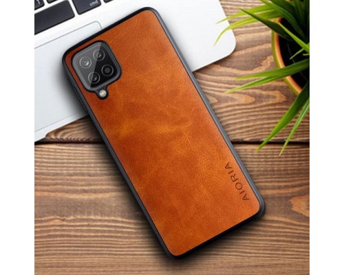 Шкіряний чохол AIORIA Vintage для Samsung Galaxy A12 / M12 orange Шкіряний чохол AIORIA Vintage для Samsung Galaxy A12 / M12 orange