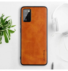 Шкіряний чохол AIORIA Vintage для Samsung Galaxy A41 orange