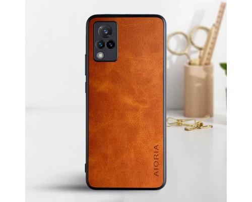 Шкіряний чохол AIORIA Vintage для Vivo V21 orange Шкіряний чохол AIORIA Vintage для Vivo V21 orange