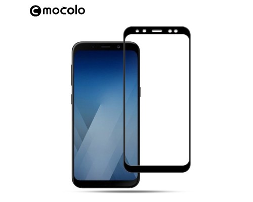 Захисне скло Samsung Galaxy A8 (2018) A530 Full Glue 5D (Mocolo 0.33 mm)
