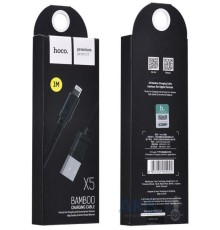 USB кабель Hoco Lightning X5 Bamboo