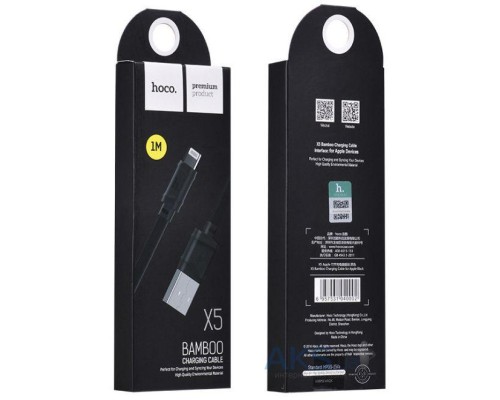 USB кабель Hoco Lightning X5 Bamboo USB кабель Hoco Lightning X5 Bamboo