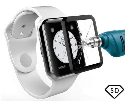 Захисне скло Apple Watch 44mm Full Glue 5D (Mocolo 0,33 мм)