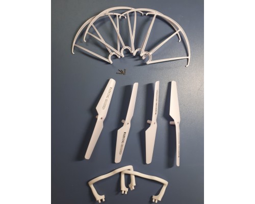 Набір 3 в 1 (пропелери, захист, ноги) для квадрокоптера Syma X5 / X5C