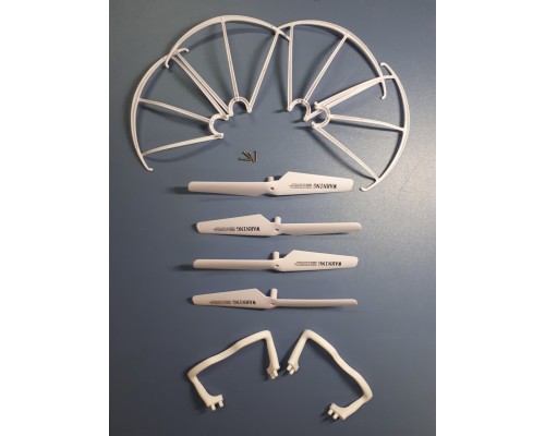 Набір 3 в 1 (пропелери, захист, ноги) для квадрокоптера Syma X5 / X5C