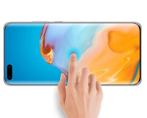 Захисне скло Huawei P40 Pro / P40 Pro Plus 3D Black Full Glue (Mocolo 0.33 mm)