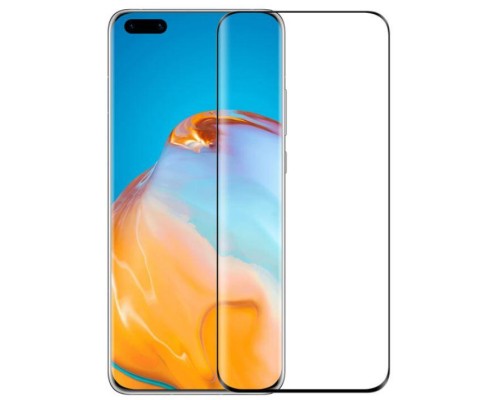 Захисне скло Huawei P40 Pro / P40 Pro Plus 3D Black Full Glue (Mocolo 0.33 mm)