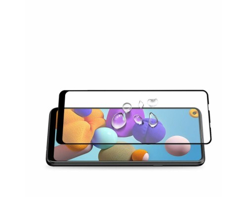 Захисне скло Samsung Galaxy A21s Full Glue 5D (Mocolo 0.33 mm)