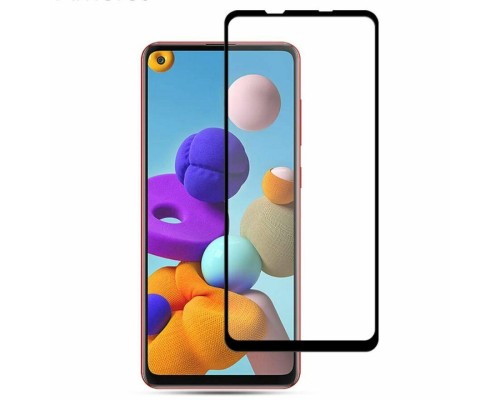 Захисне скло Samsung Galaxy A21s Full Glue 5D (Mocolo 0.33 mm)