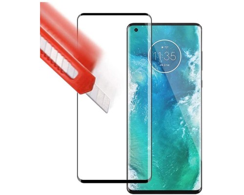 Захисне скло Motorola Moto Edge 5G 3D Black (Mocolo 0.33 mm)