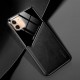 Бізнес чохол бампер GENEROUS для Apple Iphone 12 з скла і штучної шкіри