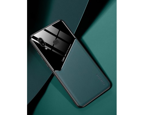 Бізнес чохол бампер GENEROUS для Samsung Galaxy A10s з скла і штучної шкіри Бізнес чохол бампер GENEROUS для Samsung Galaxy A10s з скла і штучної шкіри