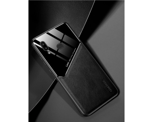 Бізнес чохол бампер GENEROUS для Samsung Galaxy A10s з скла і штучної шкіри Бізнес чохол бампер GENEROUS для Samsung Galaxy A10s з скла і штучної шкіри