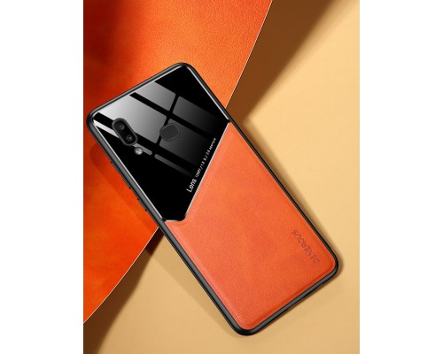 Бізнес чохол бампер GENEROUS для Samsung Galaxy A10s з скла і штучної шкіри Бізнес чохол бампер GENEROUS для Samsung Galaxy A10s з скла і штучної шкіри