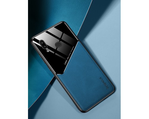 Бізнес чохол бампер GENEROUS для Samsung Galaxy A10s з скла і штучної шкіри Бізнес чохол бампер GENEROUS для Samsung Galaxy A10s з скла і штучної шкіри