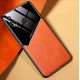 Бізнес чохол бампер GENEROUS для Huawei P20 Lite зі скла і штучної шкіри