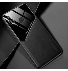 Бізнес чохол бампер GENEROUS для Huawei P20 Lite зі скла і штучної шкіри