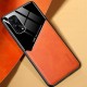 Бізнес чохол бампер GENEROUS для Oppo Reno5 з скла і штучної шкіри